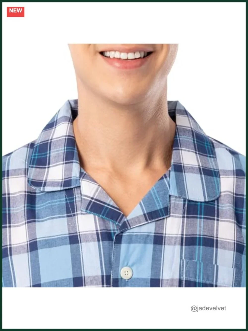 Extra Soft Woven Pajama Sleep Set, Cotton-Poly, Relaxed Fit with Pockets